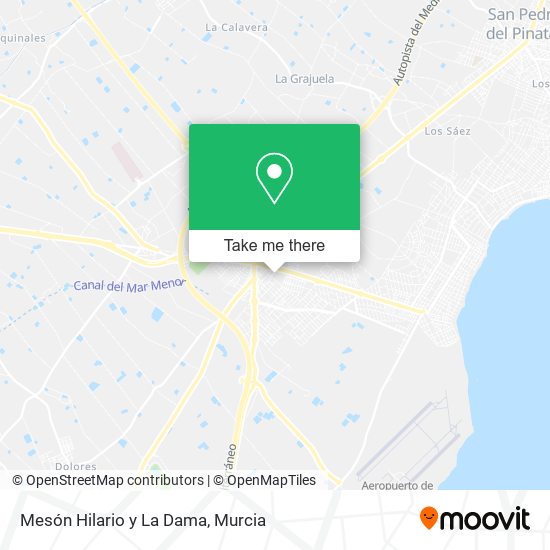 Mesón Hilario y La Dama map