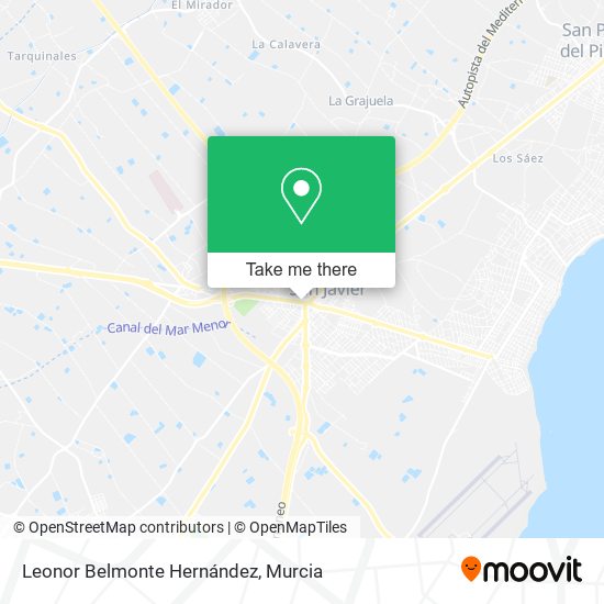 Leonor Belmonte Hernández map