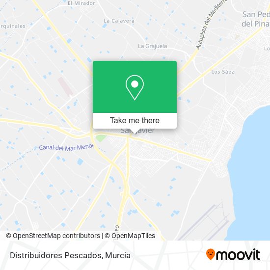 Distribuidores Pescados map