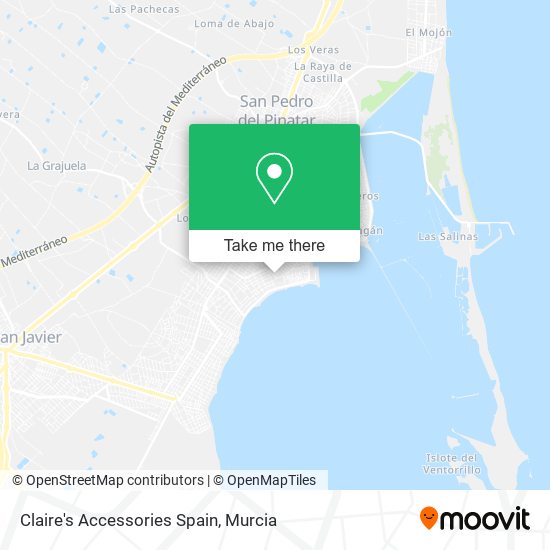 Claire's Accessories Spain map