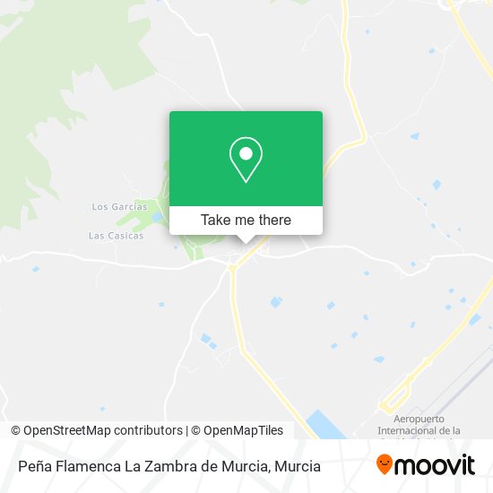 Peña Flamenca La Zambra de Murcia map
