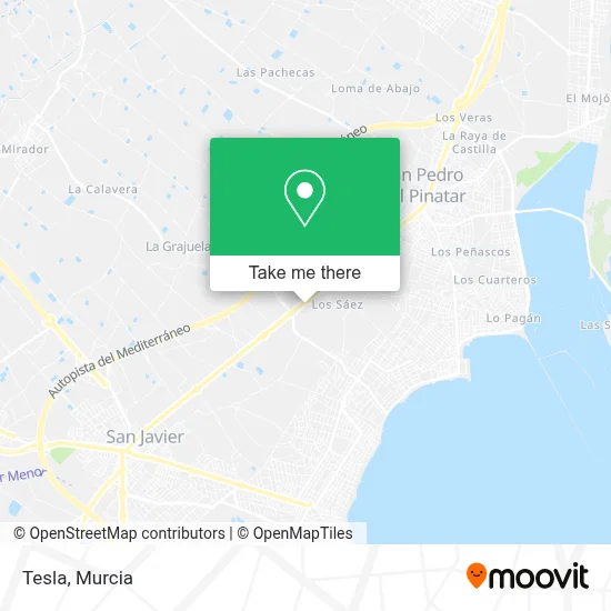Tesla map