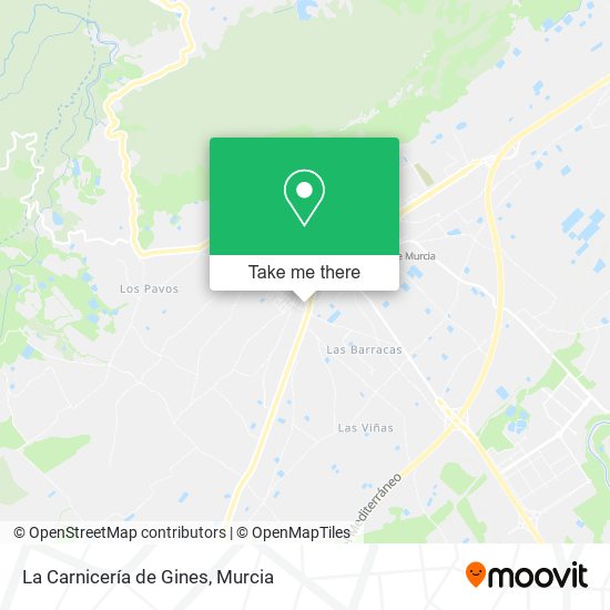 La Carnicería de Gines map
