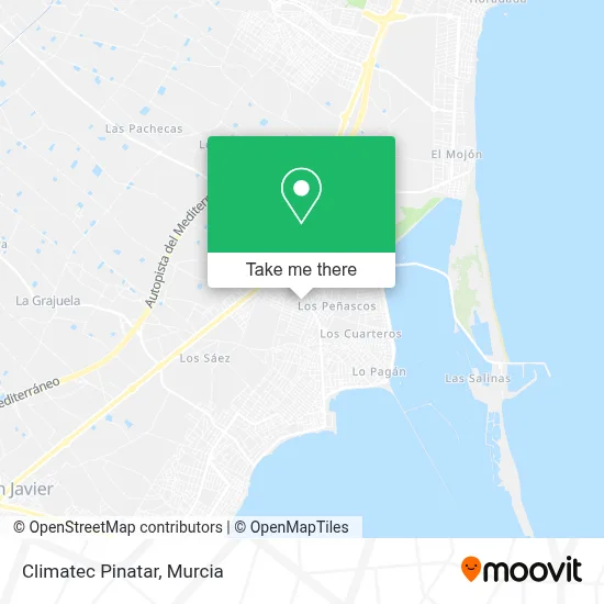 Climatec Pinatar map