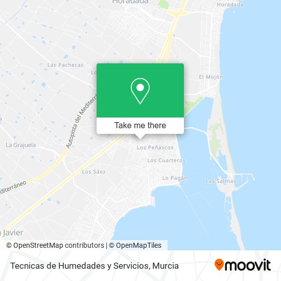Tecnicas de Humedades y Servicios map