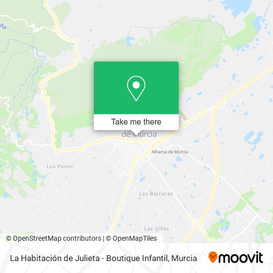 La Habitación de Julieta - Boutique Infantil map