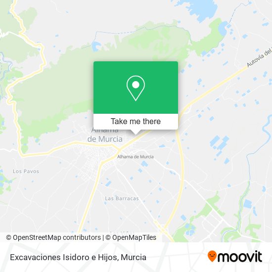 mapa Excavaciones Isidoro e Hijos