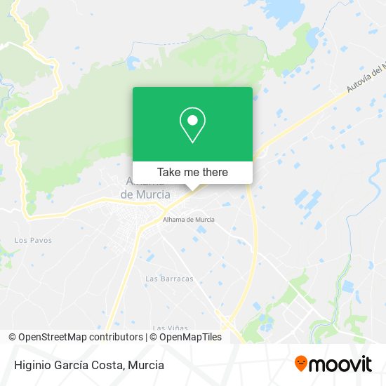 Higinio García Costa map