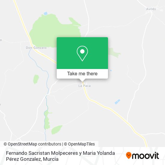 Fernando Sacristan Molpeceres y Maria Yolanda Pérez Gonzalez map