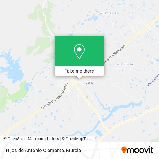 Hijos de Antonio Clemente map