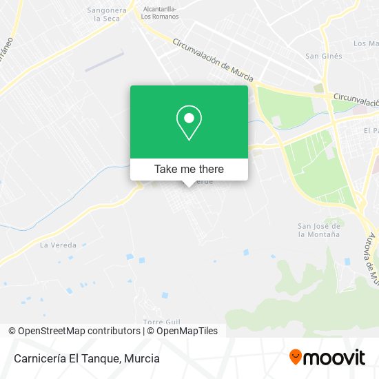 Carnicería El Tanque map