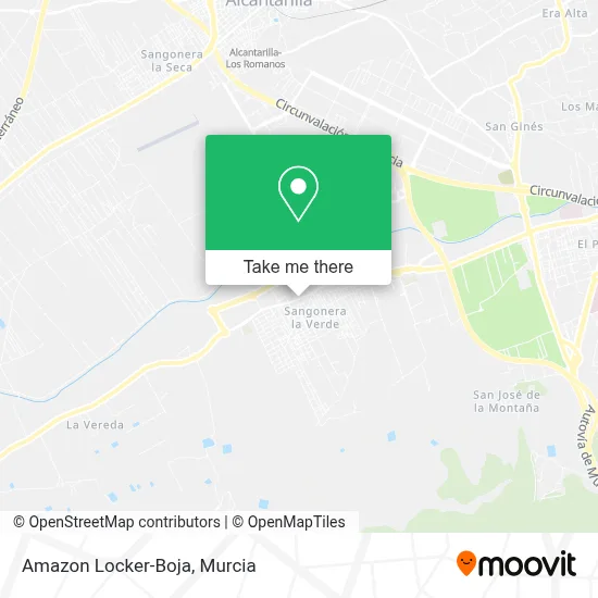 Amazon Locker-Boja map