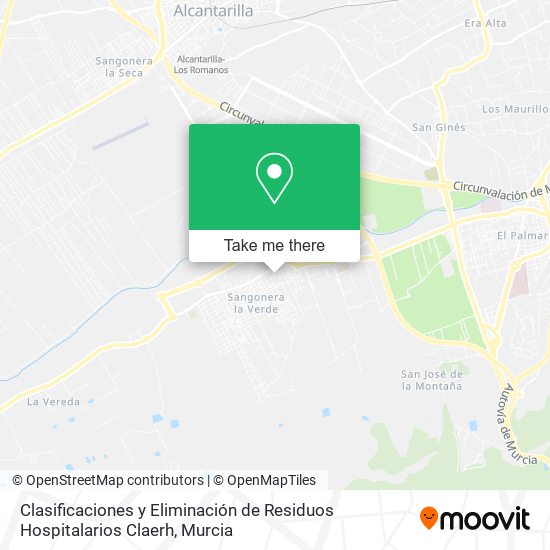 Clasificaciones y Eliminación de Residuos Hospitalarios Claerh map