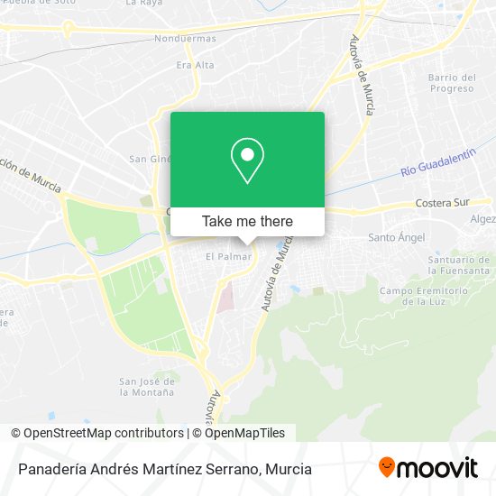Panadería Andrés Martínez Serrano map