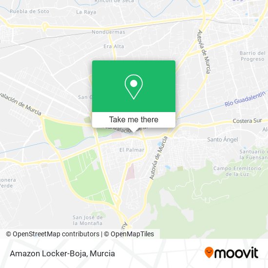 Amazon Locker-Boja map