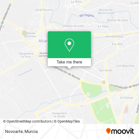 Novoarte map