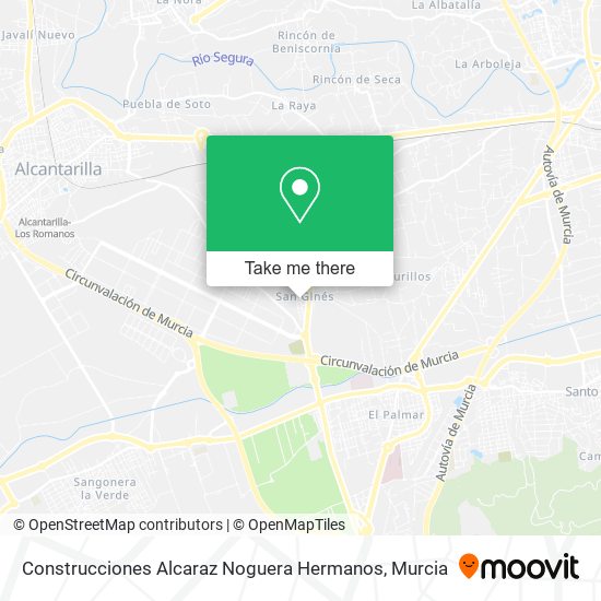 Construcciones Alcaraz Noguera Hermanos map