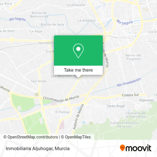 Inmobiliaria Aljuhogar map
