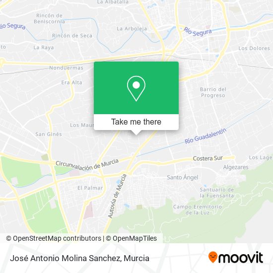 José Antonio Molina Sanchez map