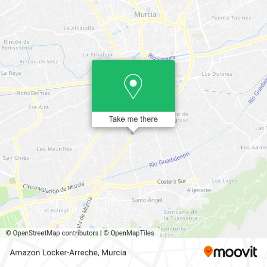 Amazon Locker-Arreche map