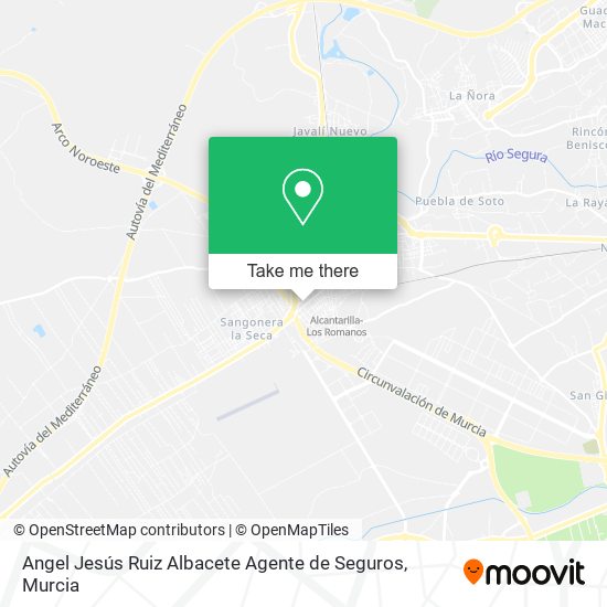 Angel Jesús Ruiz Albacete Agente de Seguros map