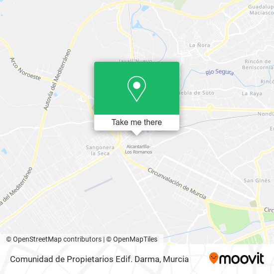 Comunidad de Propietarios Edif. Darma map