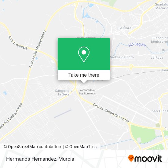 Hermanos Hernández map