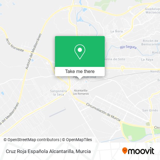 Cruz Roja Española Alcantarilla map