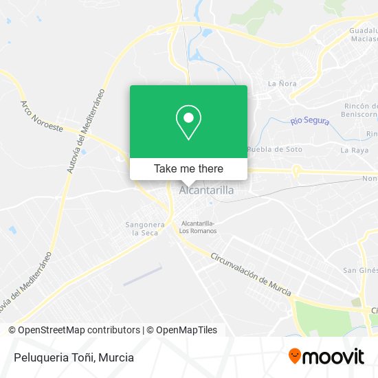 Peluqueria Toñi map