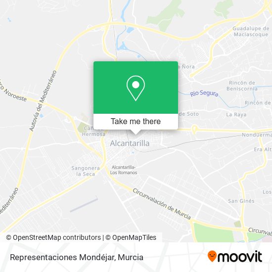 Representaciones Mondéjar map