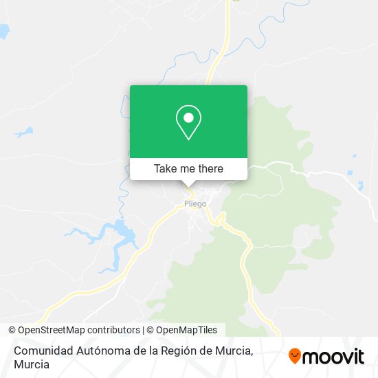 Comunidad Autónoma de la Región de Murcia map