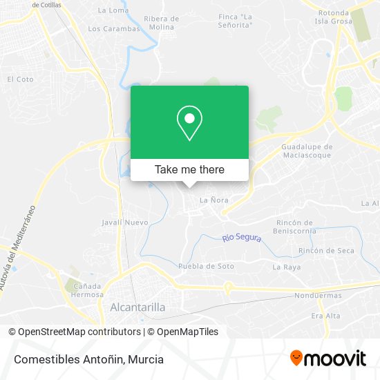 Comestibles Antoñin map