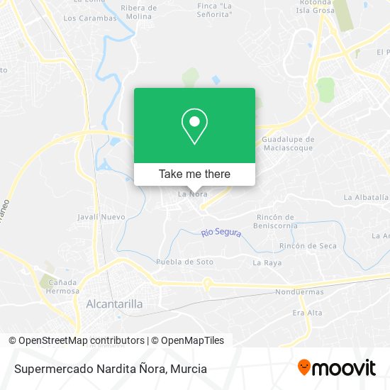 Supermercado Nardita Ñora map