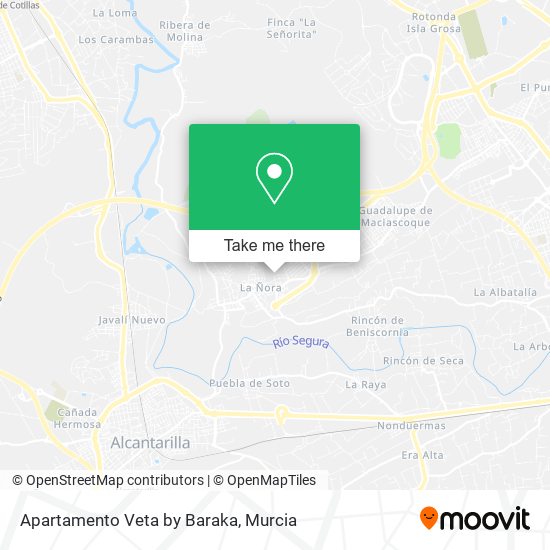 Apartamento Veta by Baraka map