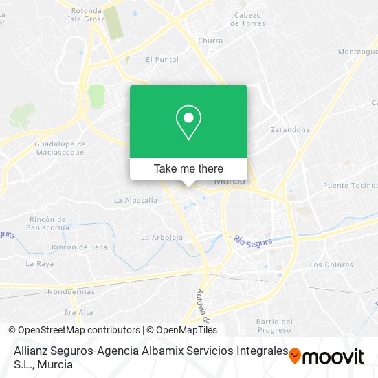 Allianz Seguros-Agencia Albamix Servicios Integrales S.L. map