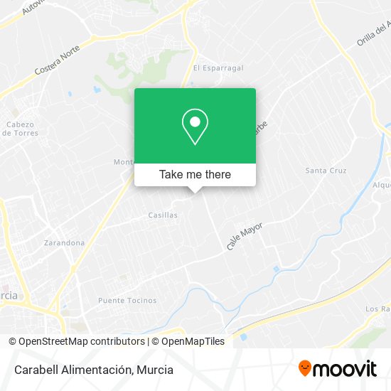 Carabell Alimentación map
