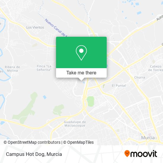 Campus Hot Dog map