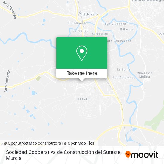 Sociedad Cooperativa de Construcción del Sureste map