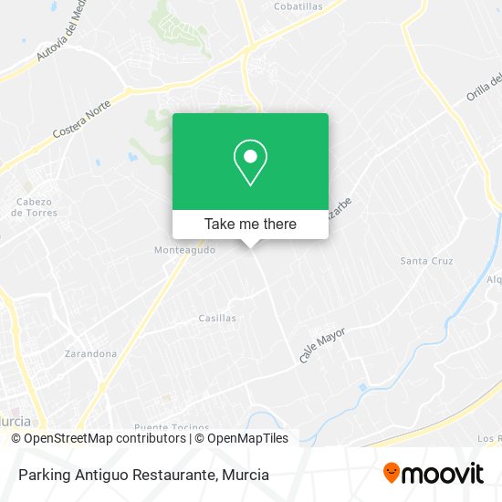 Parking Antiguo Restaurante map