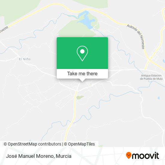 José Manuel Moreno map