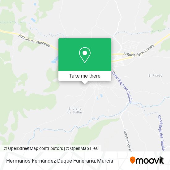 Hermanos Fernández Duque Funeraria map