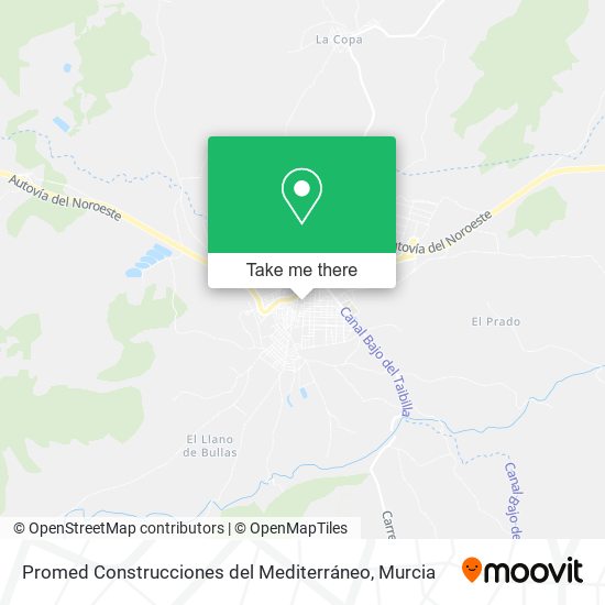 Promed Construcciones del Mediterráneo map