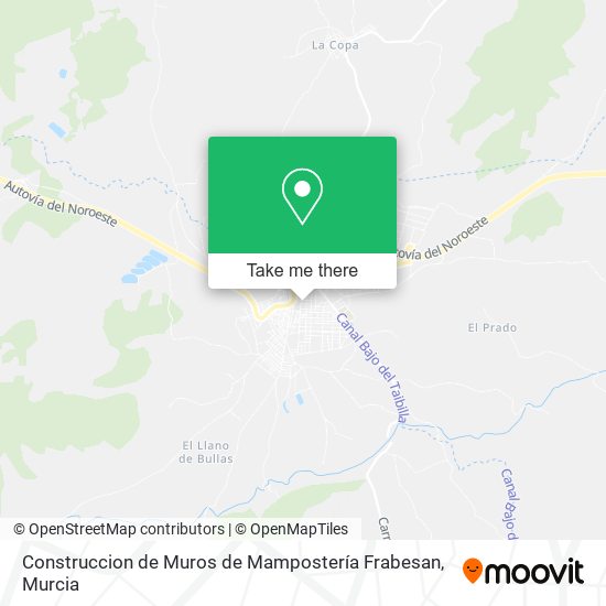 Construccion de Muros de Mampostería Frabesan map