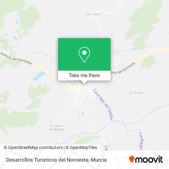 Desarrollos Turisticos del Noroeste map