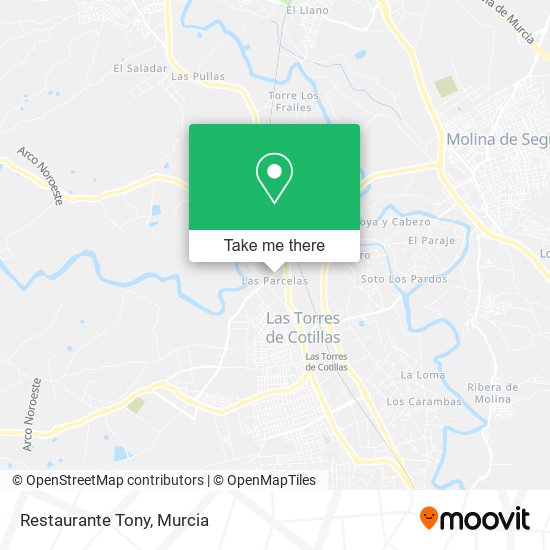 Restaurante Tony map