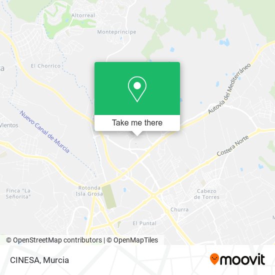 CINESA map