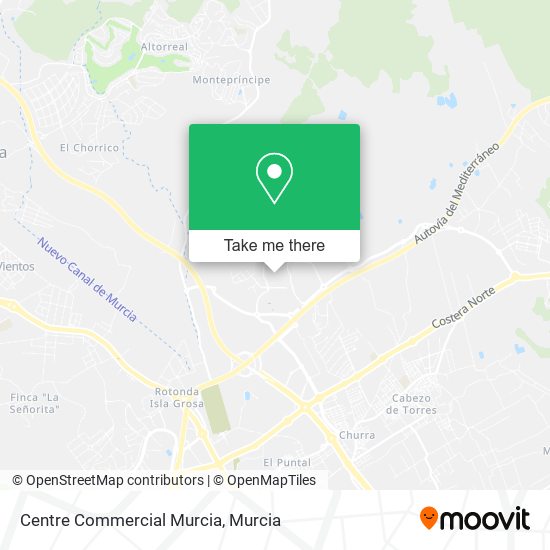 mapa Centre Commercial Murcia