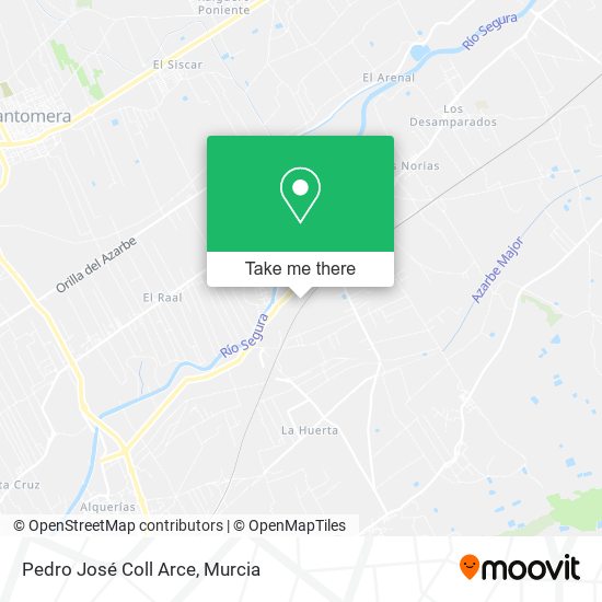 Pedro José Coll Arce map