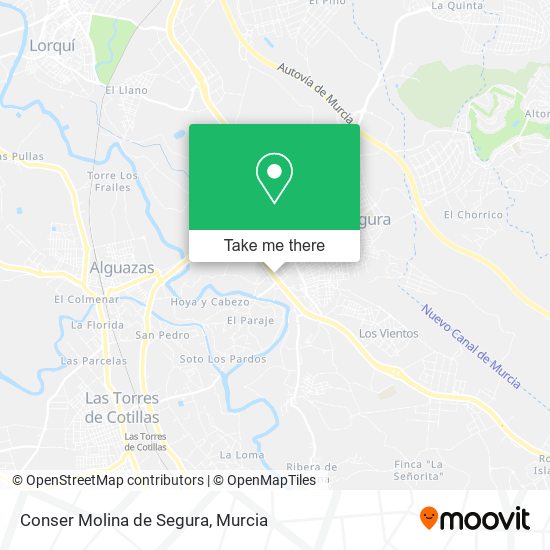 Conser Molina de Segura map