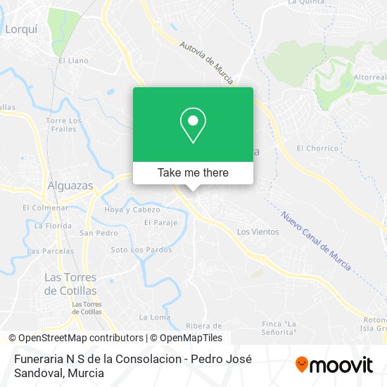 Funeraria N S de la Consolacion - Pedro José Sandoval map